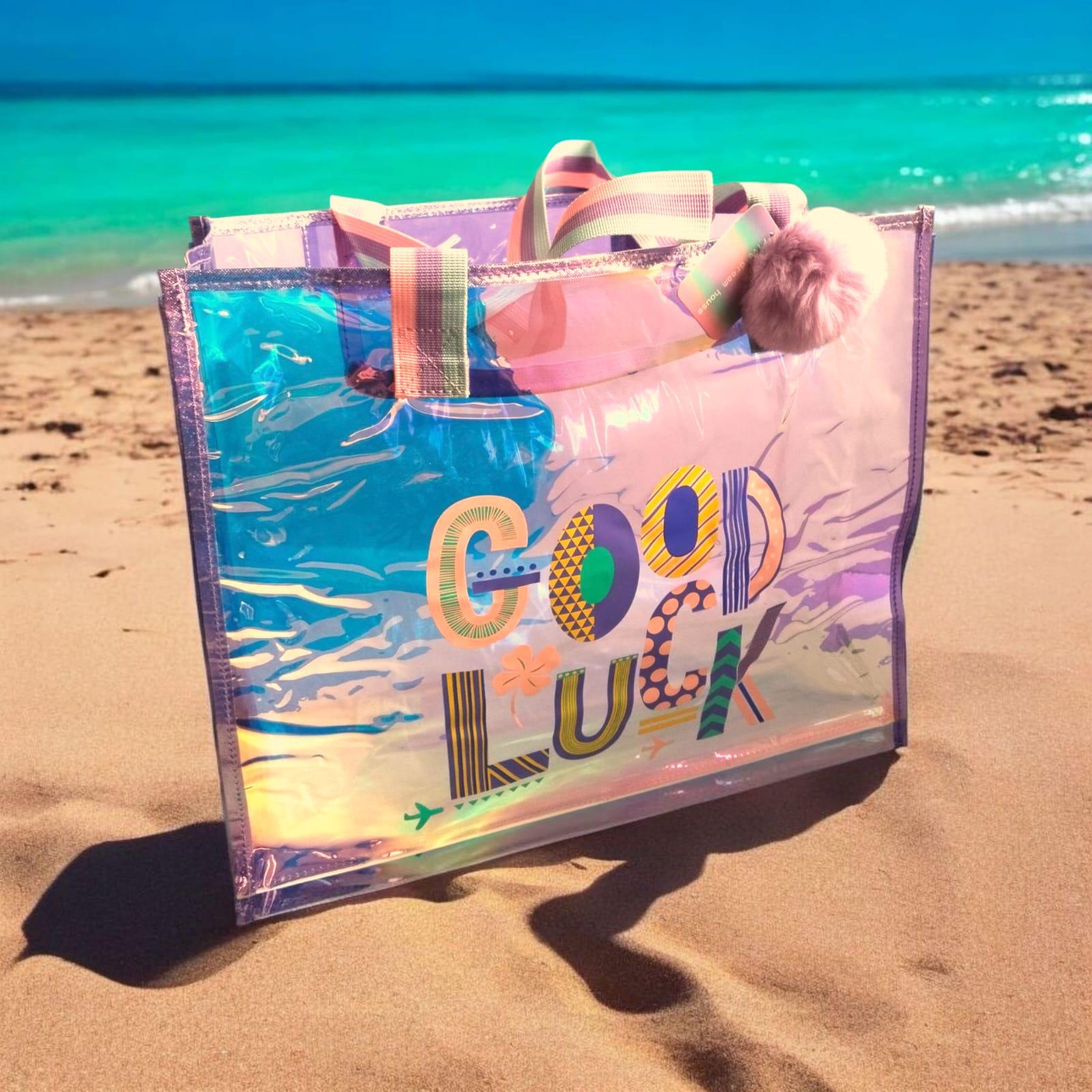 Dream Vest Şeffaf hologr.Mor good luck omu-plaj ça