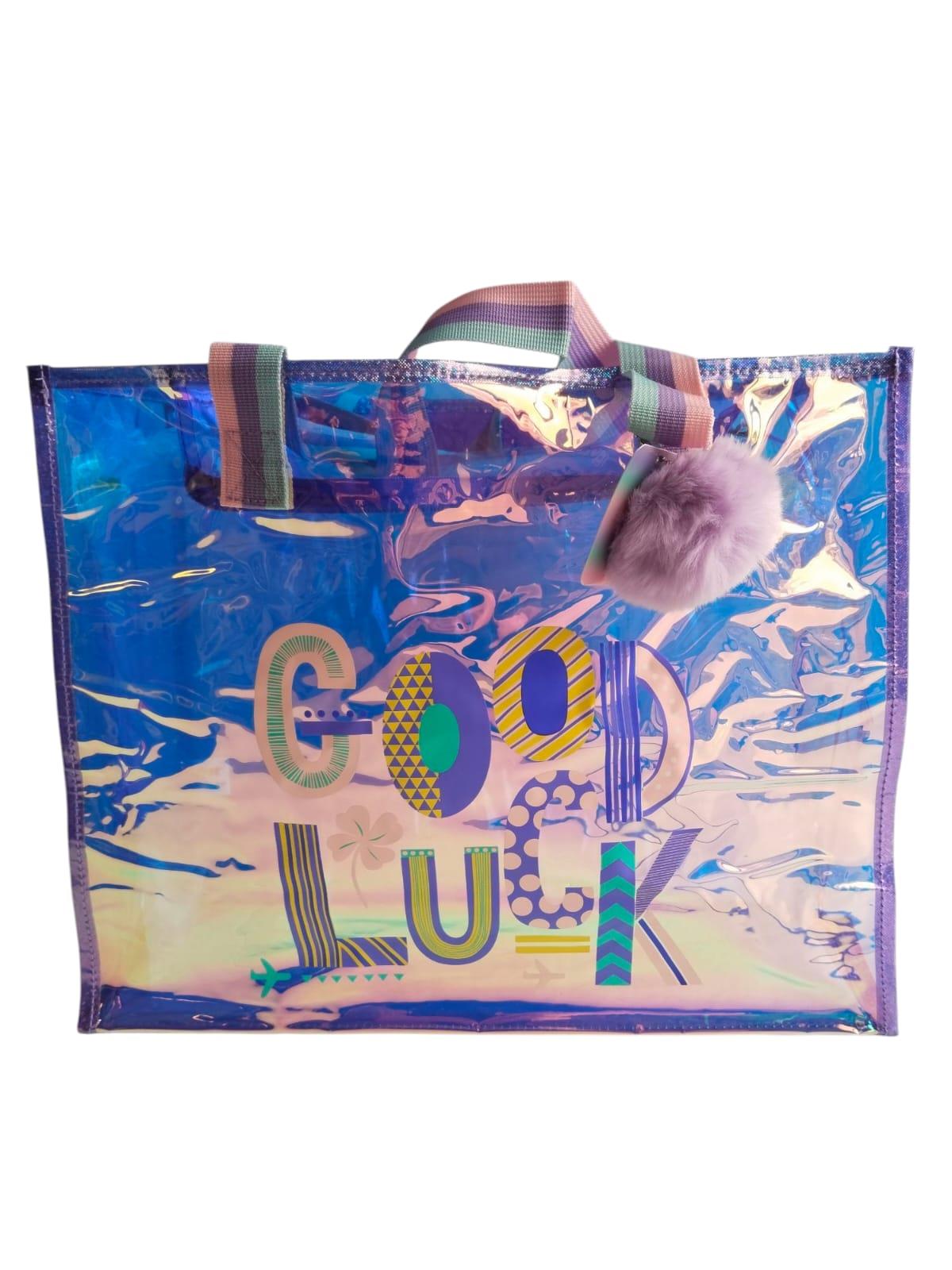 Dream Vest Şeffaf hologr.Mor good luck omu-plaj ça