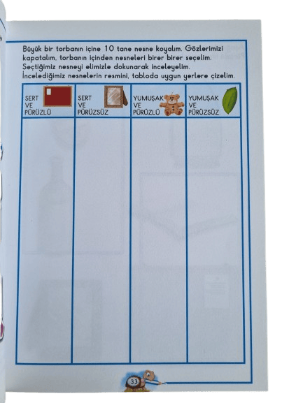 Eda Ege Öğreniyor- Zıt Kavramlar 96 sayfa okul öncesi etkinlik, aktivite ve kavram kitabı
