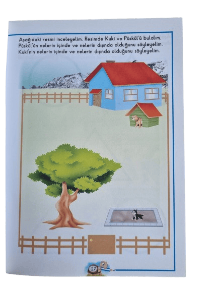 Eda Ege Öğreniyor- Zıt Kavramlar 96 sayfa okul öncesi etkinlik, aktivite ve kavram kitabı