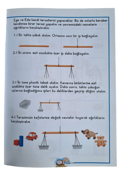 Eda Ege Öğreniyor- Zıt Kavramlar 96 sayfa okul öncesi etkinlik, aktivite ve kavram kitabı