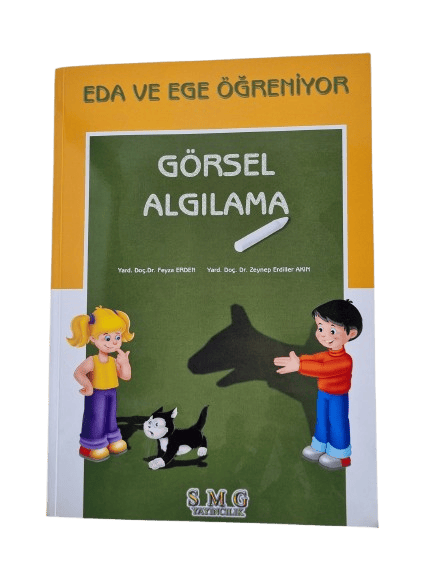 Eda ve Ege Öğreniyor ile Görsel Algılama ve görsel Dikkat(96 sayfa) okul öncesi aktivite ve etkinlik kitabı