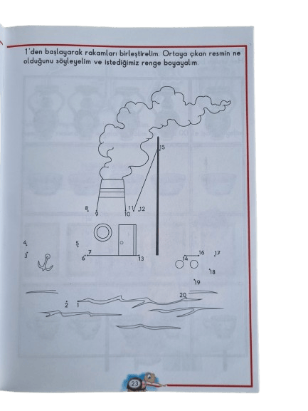 Eda ve Ege Öğreniyor ile Görsel Algılama ve görsel Dikkat(96 sayfa) okul öncesi aktivite ve etkinlik kitabı