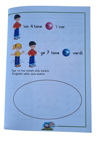Eda ve Ege Öğreniyor Matematik 2  (10-20) Zor Matematik (64 sf) okul öncesi aktivite ve etkinlik kitabı