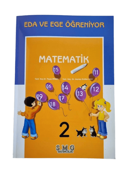 Eda ve Ege Öğreniyor Matematik 2  (10-20) Zor Matematik (64 sf) okul öncesi aktivite ve etkinlik kitabı