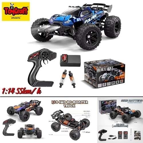 Elektrikli Serve Motor Uzaktan Kumandalı Spor Arazi Aracı 55KM/H 1:14 