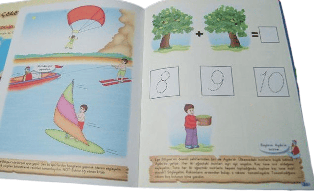 Evliya Çelebi Bölgelere Yolculuk 7 kitap 7 bölge sırada dışı okul öncesi eğitim seti Set