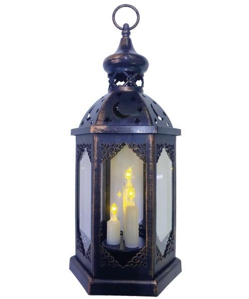 Fener Ledli Eskitme Model 43 Cm Lüks Pilli PİL İÇİNDE