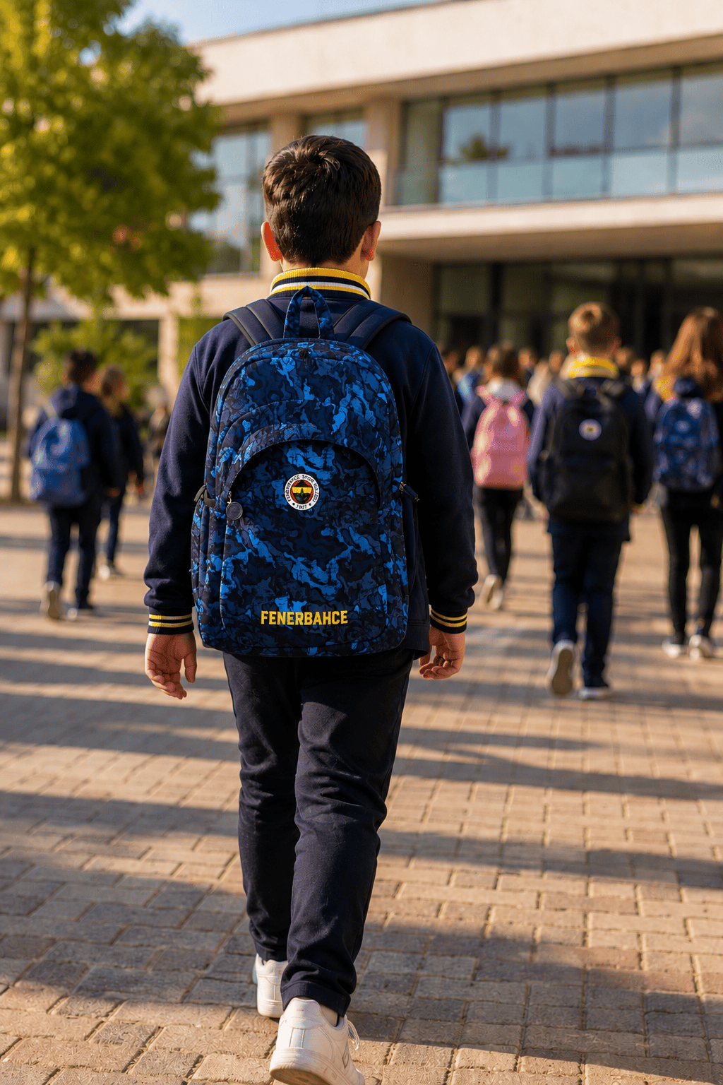 Fenerbahçe Kaligrafik Desenli Sırt Çantası 24729