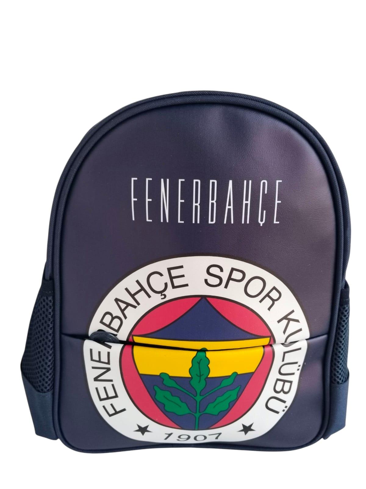 Fenerbahce Logo Desenli Suni Deri Anaokulu Çantası 25761
