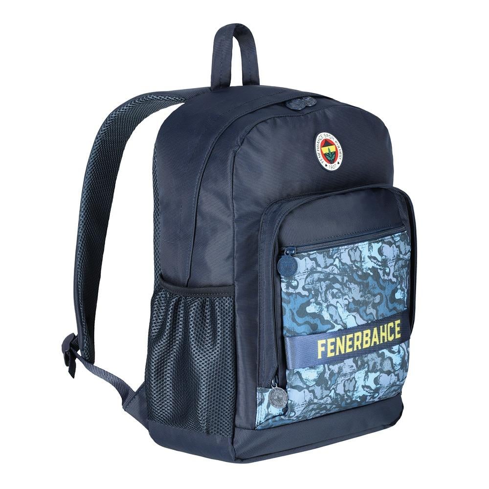 Fenerbahçe Orjinal Lisanslı Kolon Detaylı Kamuflaj Sırt Çantası -okul çantası, spor çantası25717