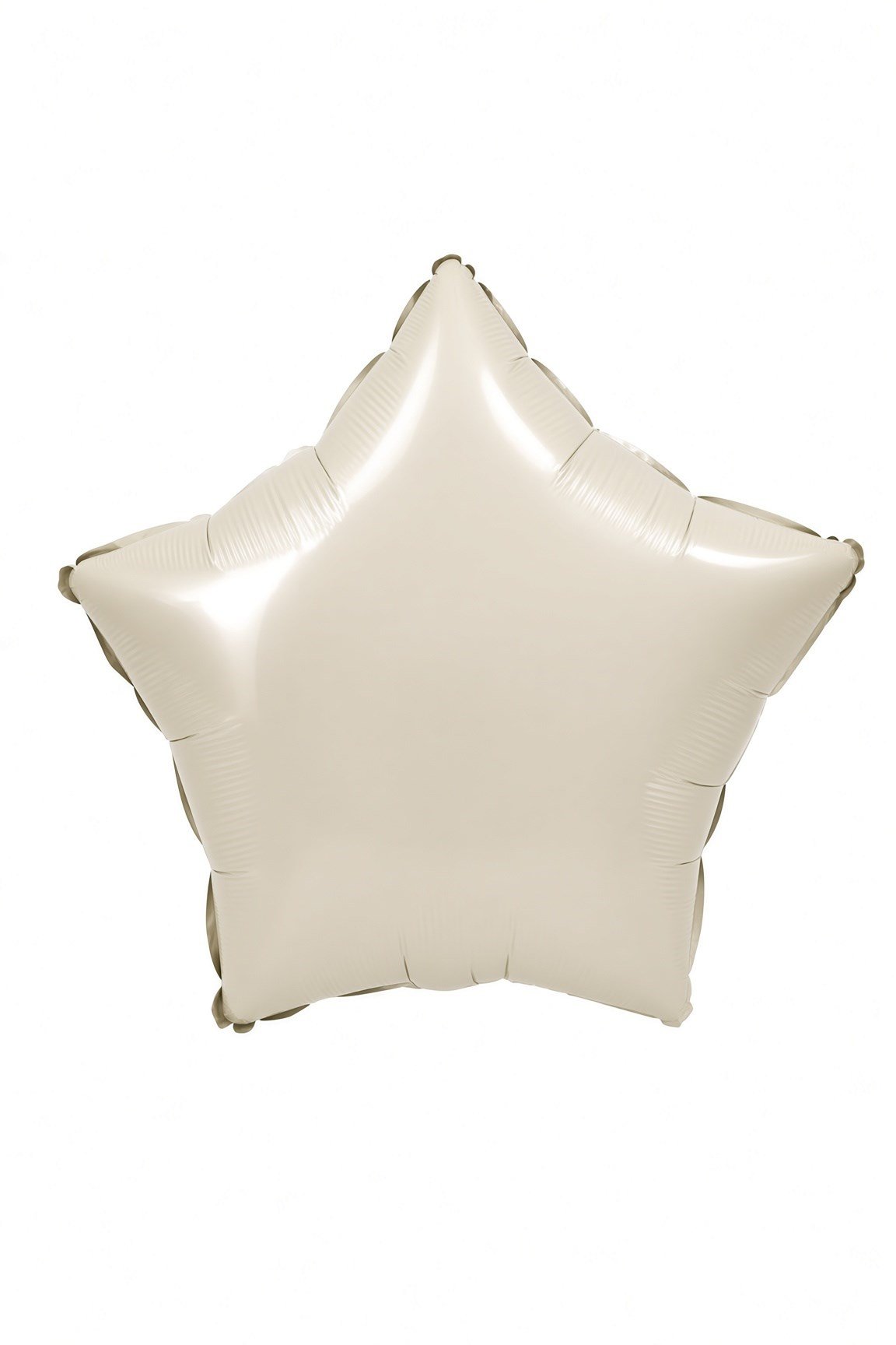 Folyo Balon 18 inç 45cm YILDIZ KREM