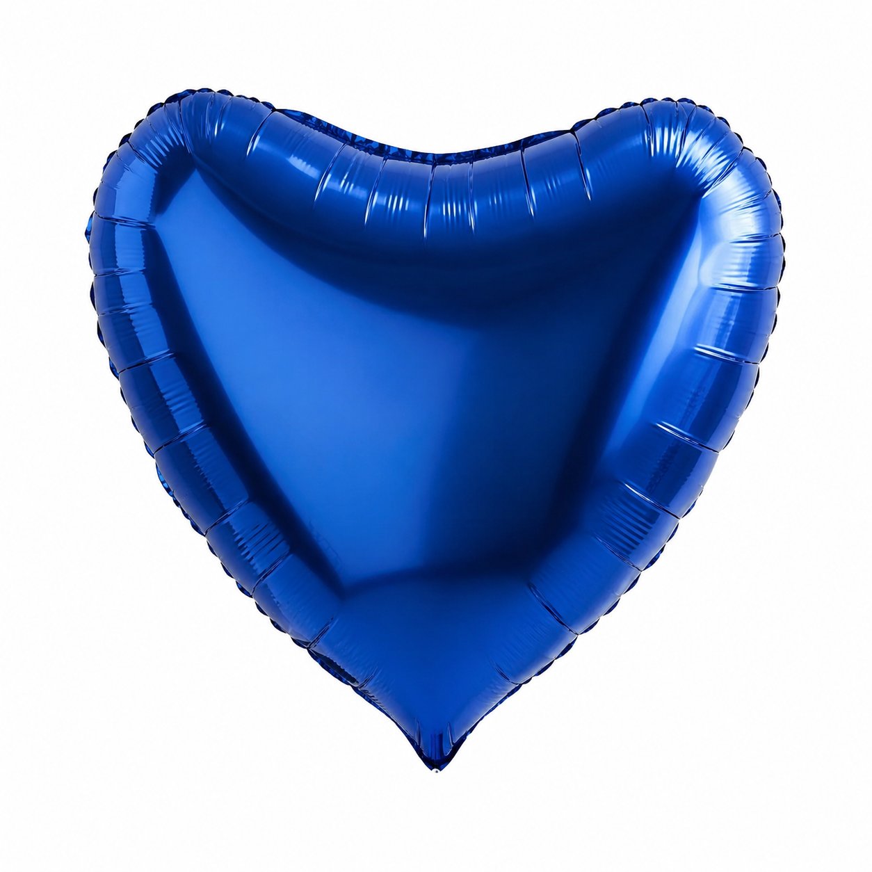 Folyo Balon 18 inç kalp Koyu Mavi