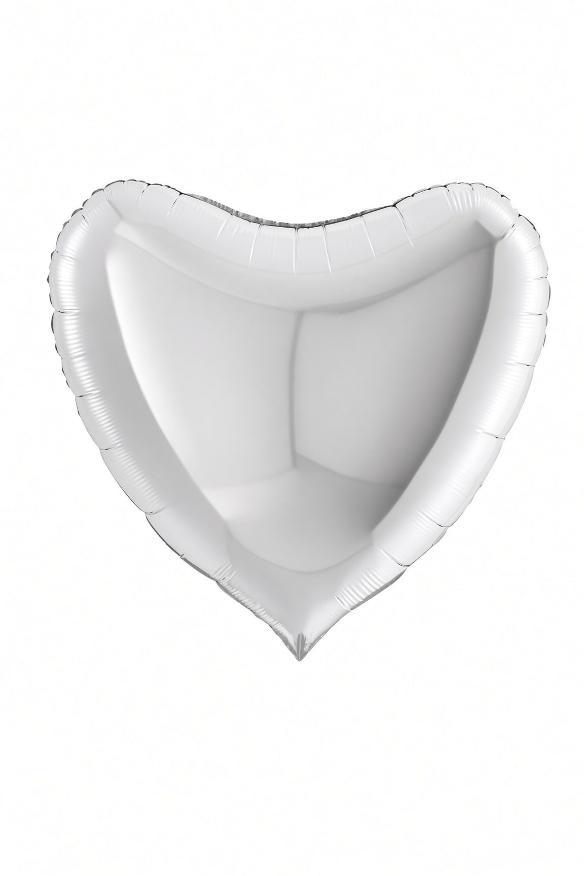 Folyo Balon 24 inç 60cm KALP GÜMÜŞ