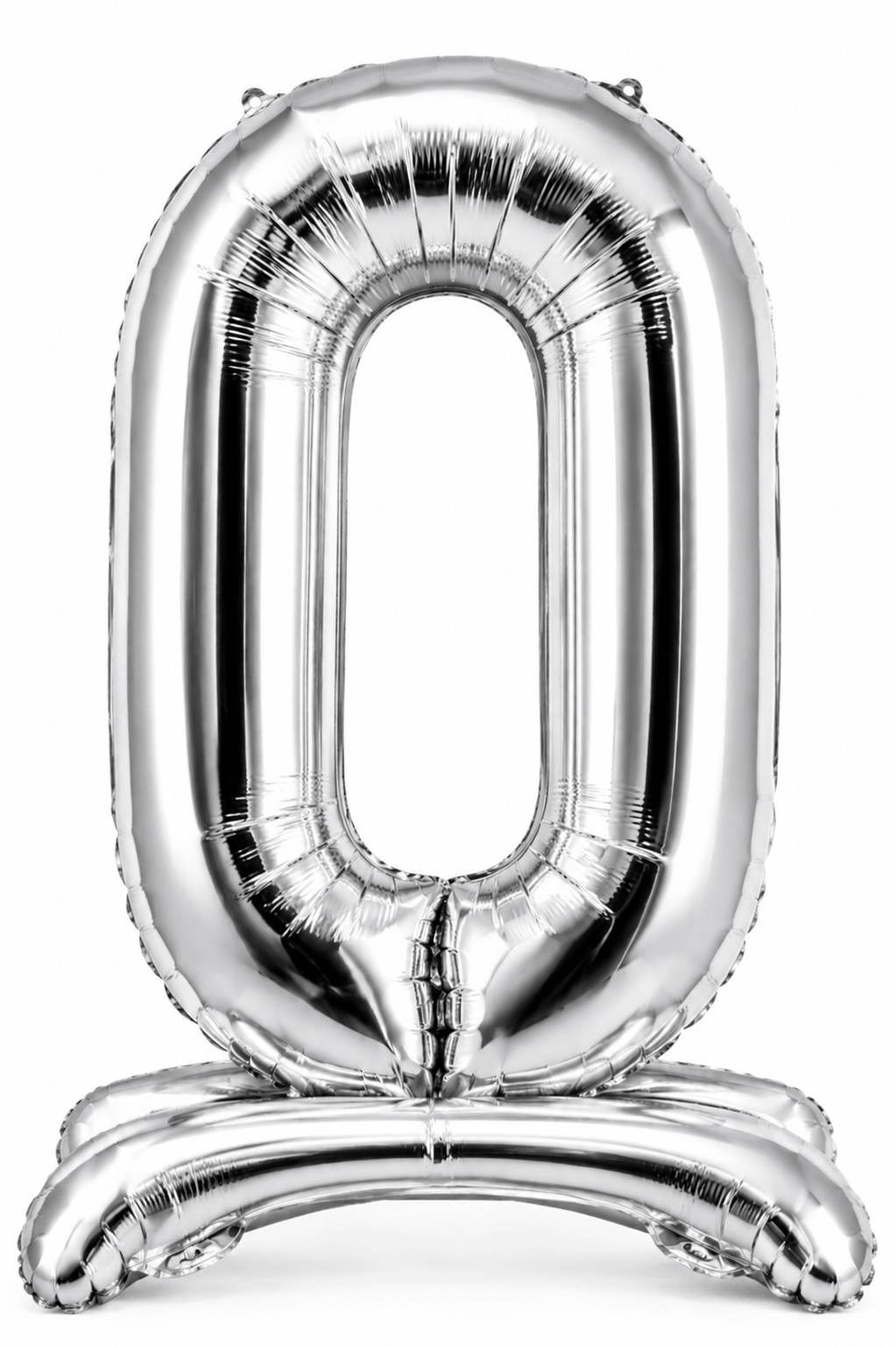 Folyo Balon 75 cm 32 inç GÜMÜŞ Ayaklı ONE Yazılı 1 yaş folyo set