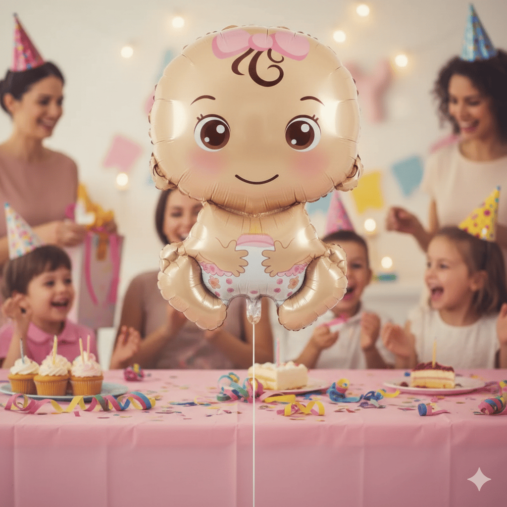 Folyo Balon Baby Girl KIZ ÇOCUĞU 22 İNÇ 74x48