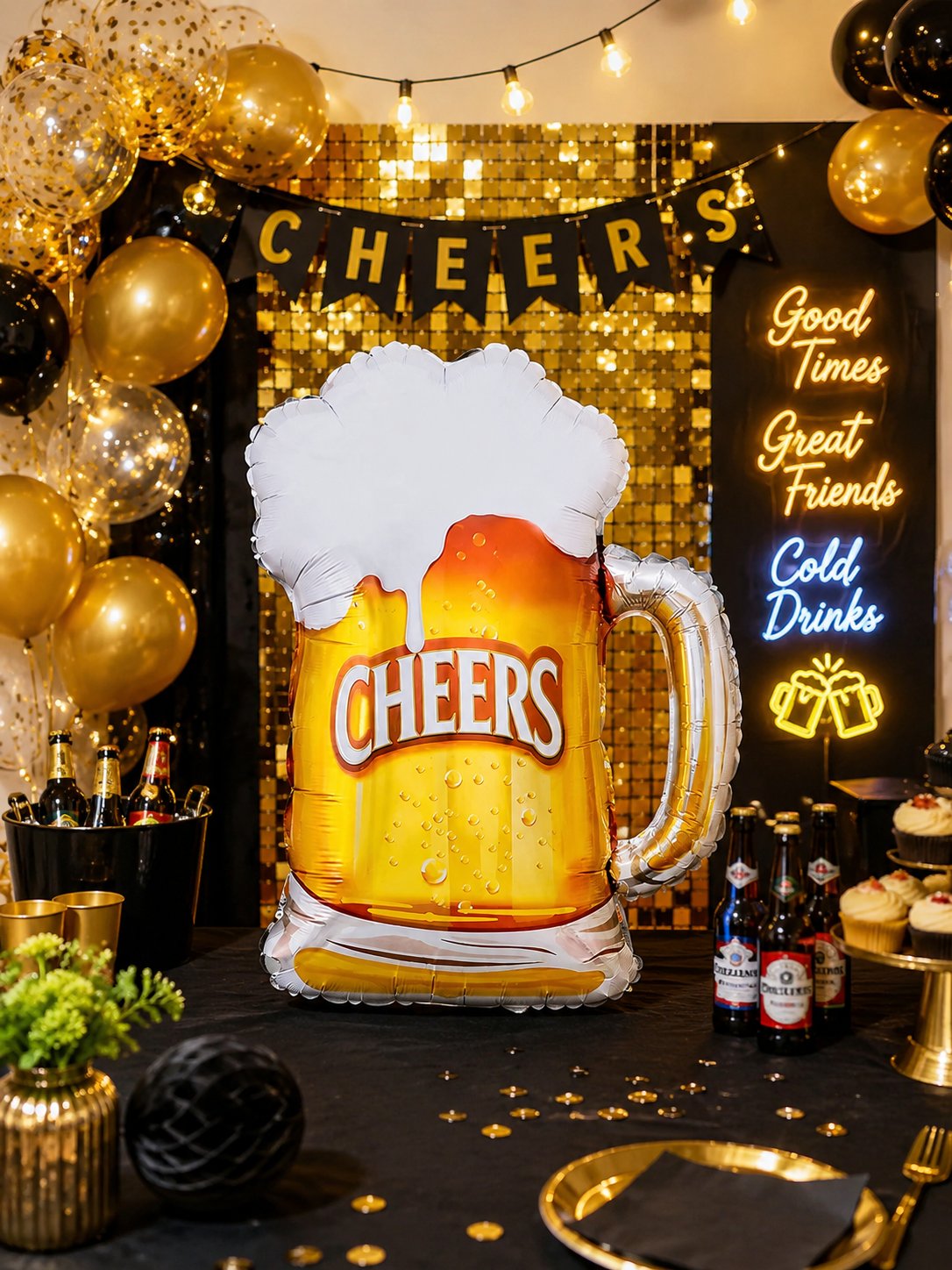 Folyo Balon Cheers Bira Bardağı 70 x 56 Cm