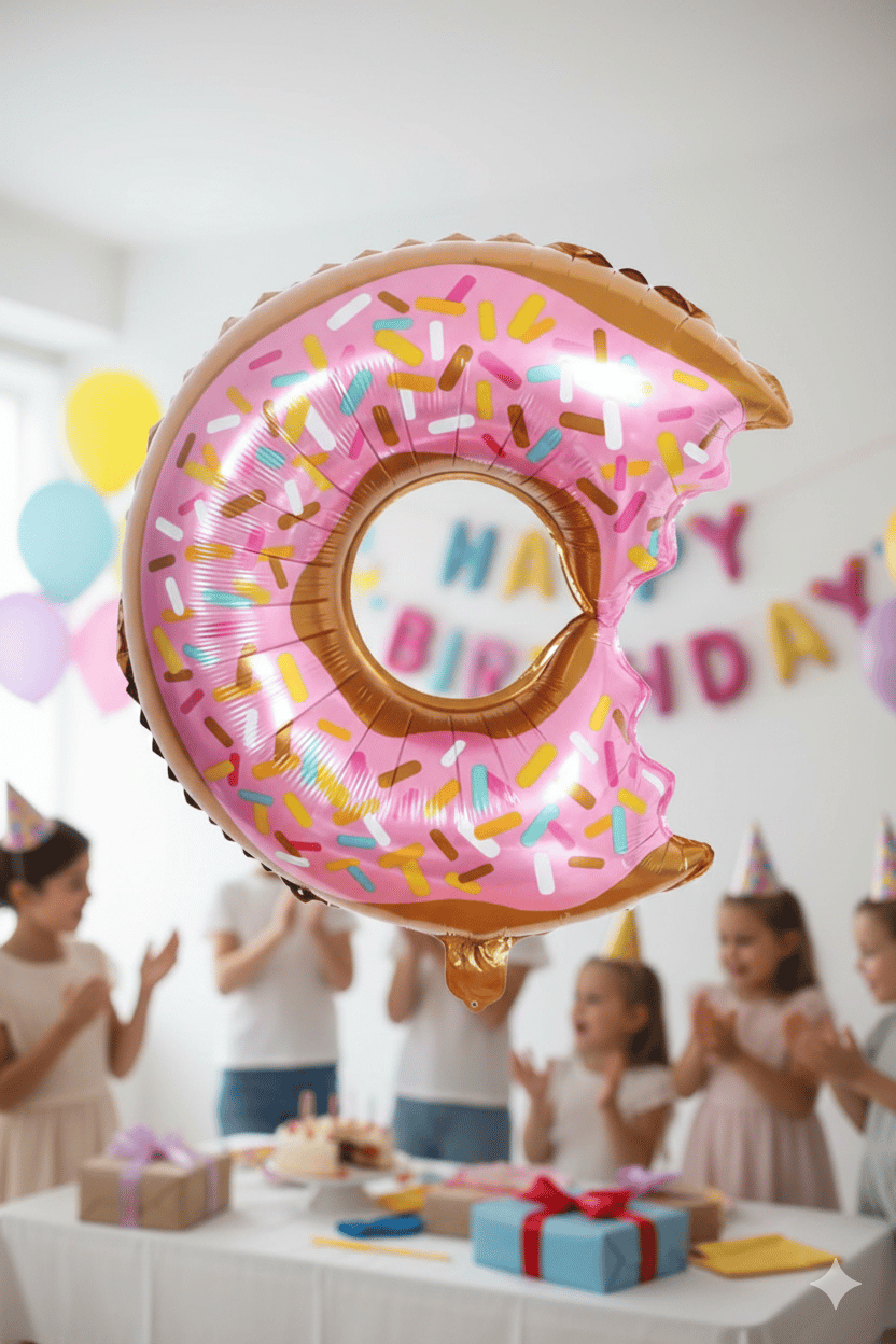 Folyo Balon Donut Folyo Balon 65x45 cm