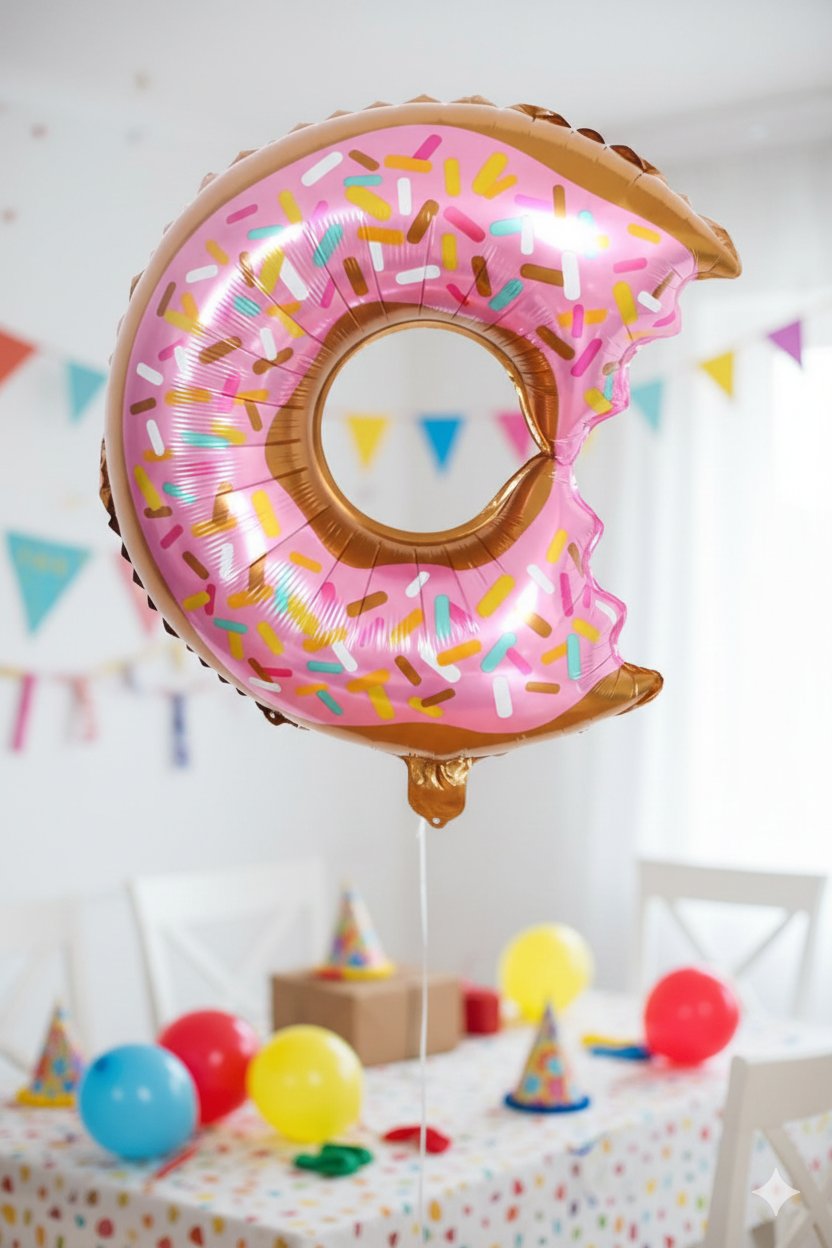 Folyo Balon Donut Folyo Balon 65x45 cm