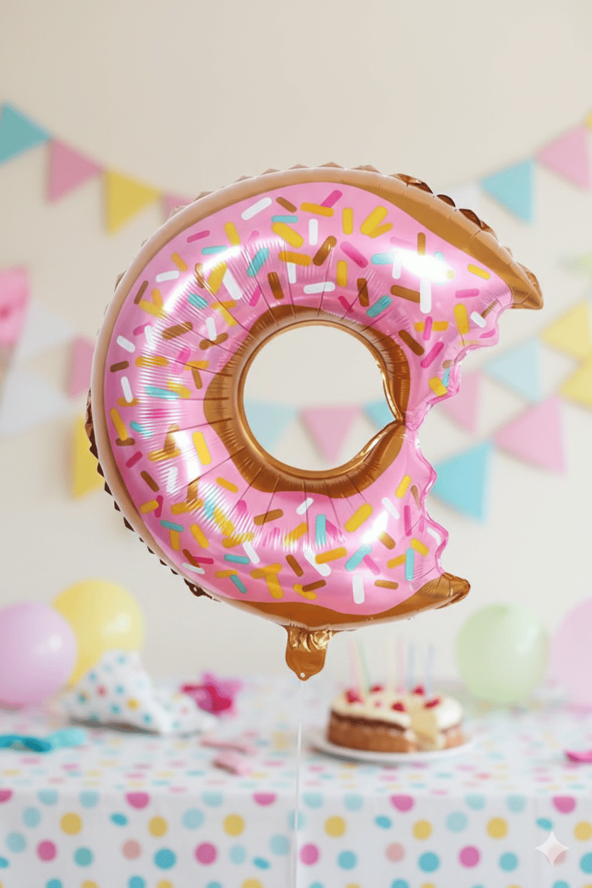 Folyo Balon Donut Folyo Balon 65x45 cm
