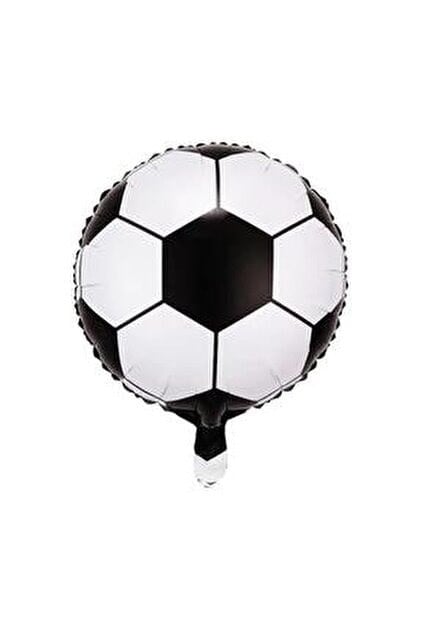 Folyo Balon Futbol Topu Siyah-Beyazı 18'' 45cm beşiktaş