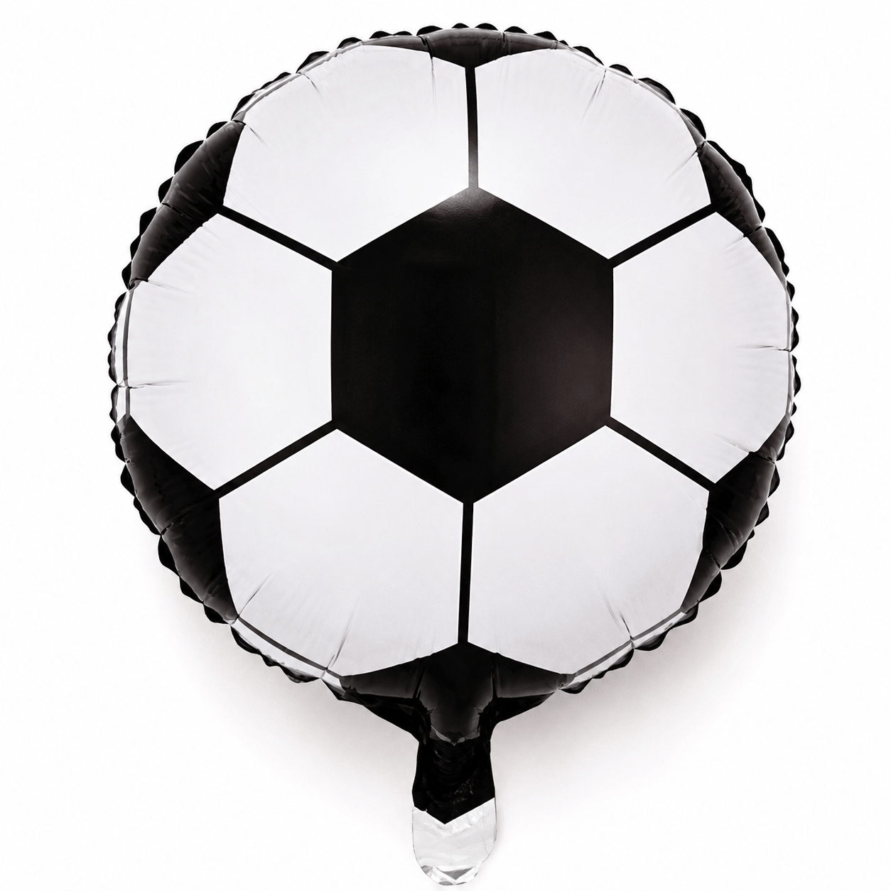 Folyo Balon Futbol Topu Siyah-Beyazı 18'' 45cm beşiktaş