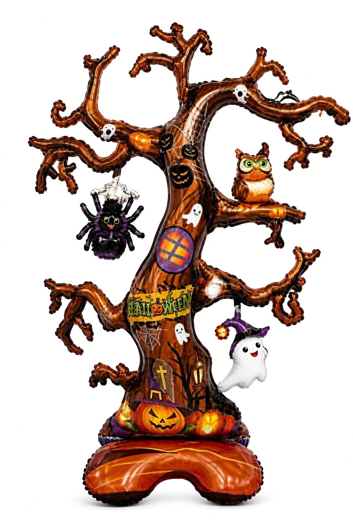 Folyo Balon Halloween Ayaklı Hayalet Ağacı 79*115c cadılar bayramı