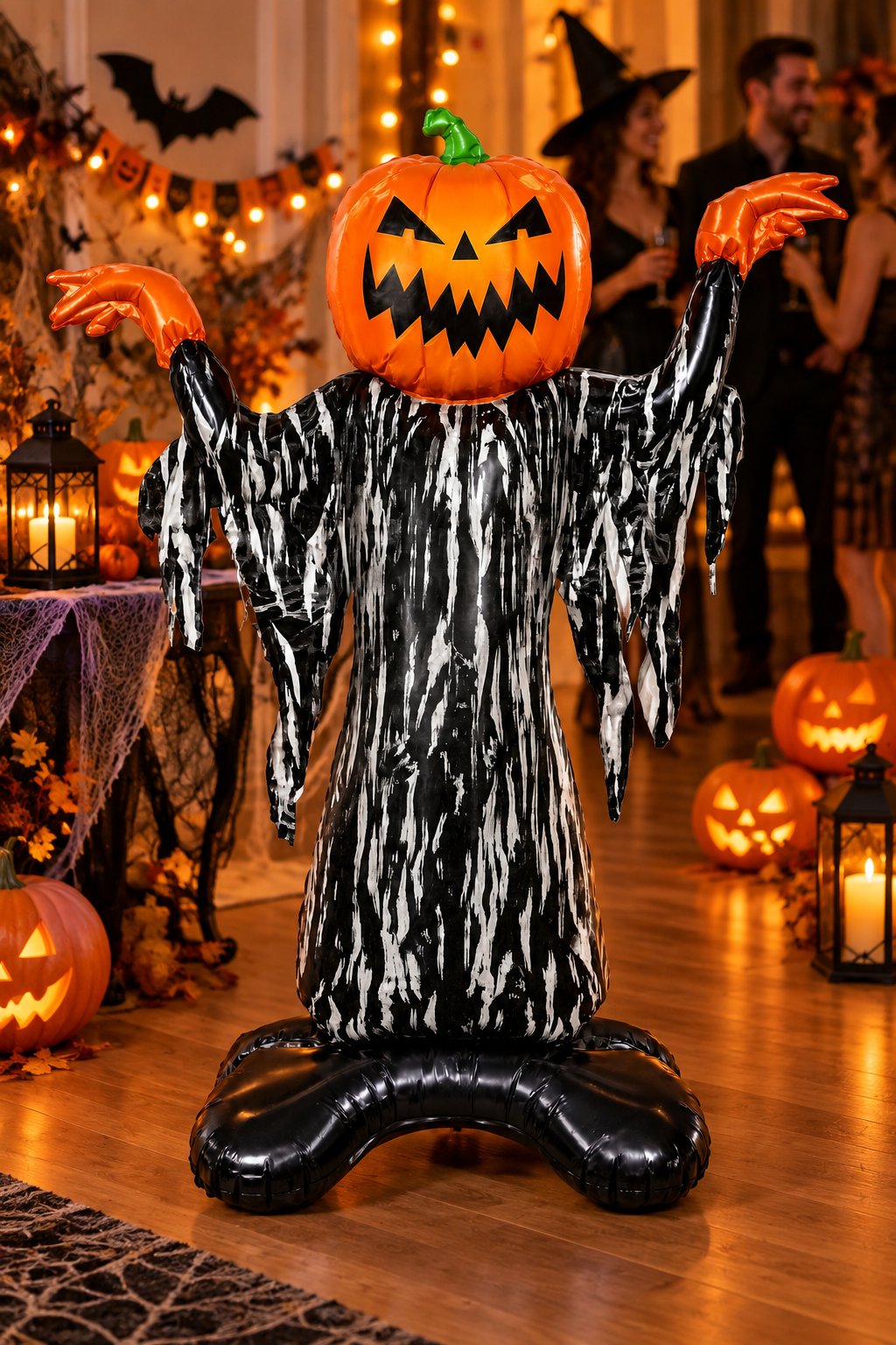 Folyo Balon Halloween Balkabağı Korkuluk  86x115 Cadılar Bayramı