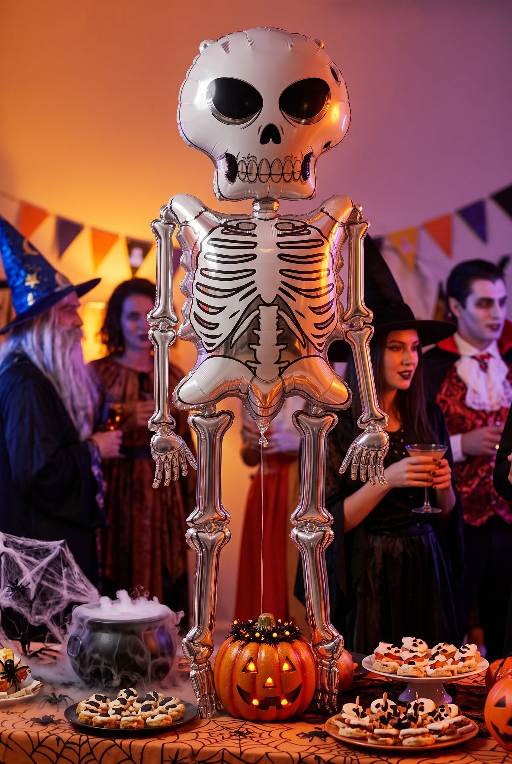Folyo Balon Halloween iskelet folyo 158*86 cm