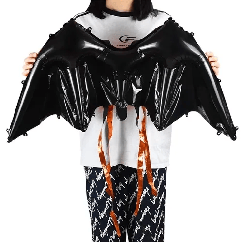 Folyo balon Halloween Yarasa Kanadı 120x47cm Çift Taraflı Kullanılır