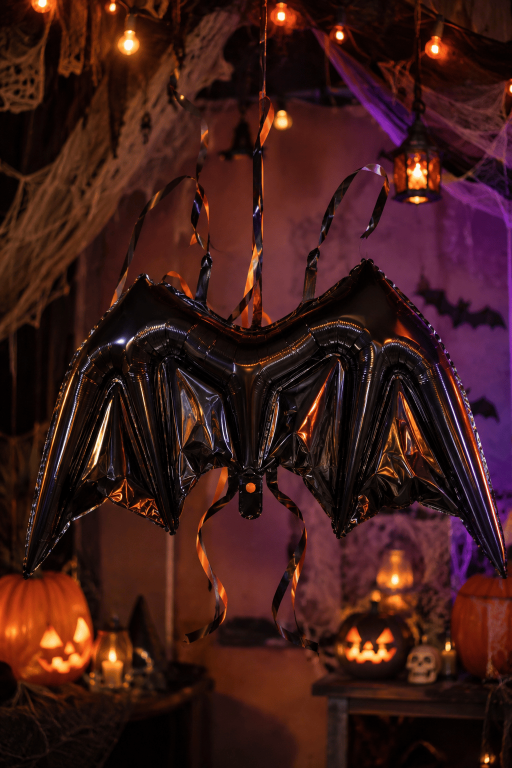 Folyo balon Halloween Yarasa Kanadı 120*47 çift taraflı Kullanım