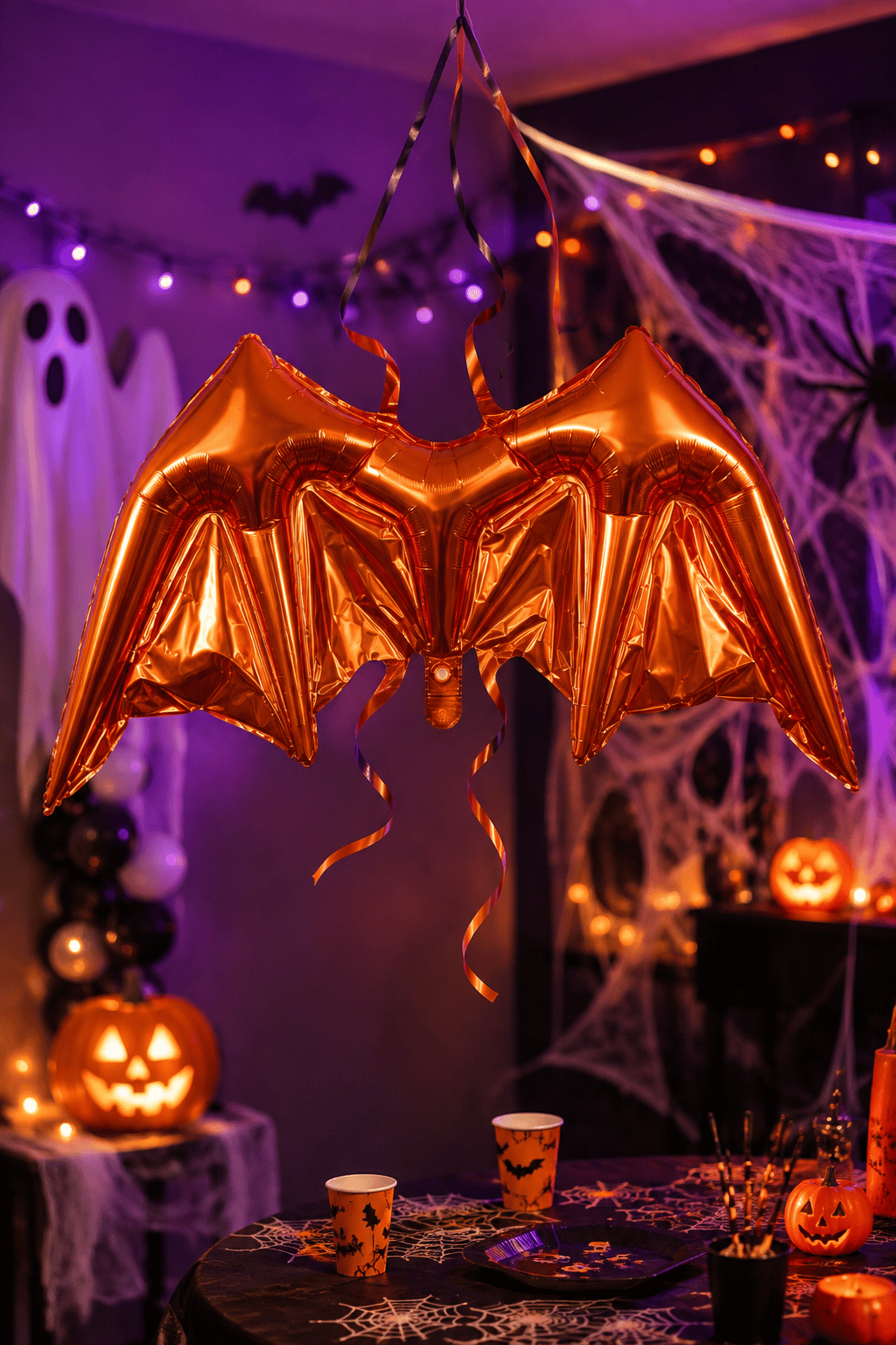 Folyo balon Halloween Yarasa Kanadı 120*47 çift taraflı Kullanım