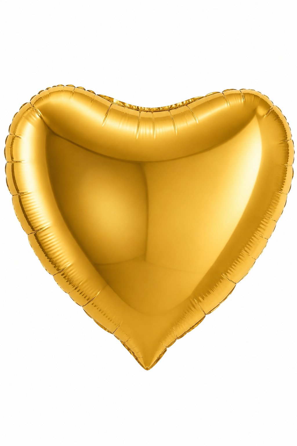 Folyo Balon Kalp Altın 24 İnç 60 cm Gold Doğum Günü Nişan Söz Düğün Parti Süsleme Dekor Balonu
