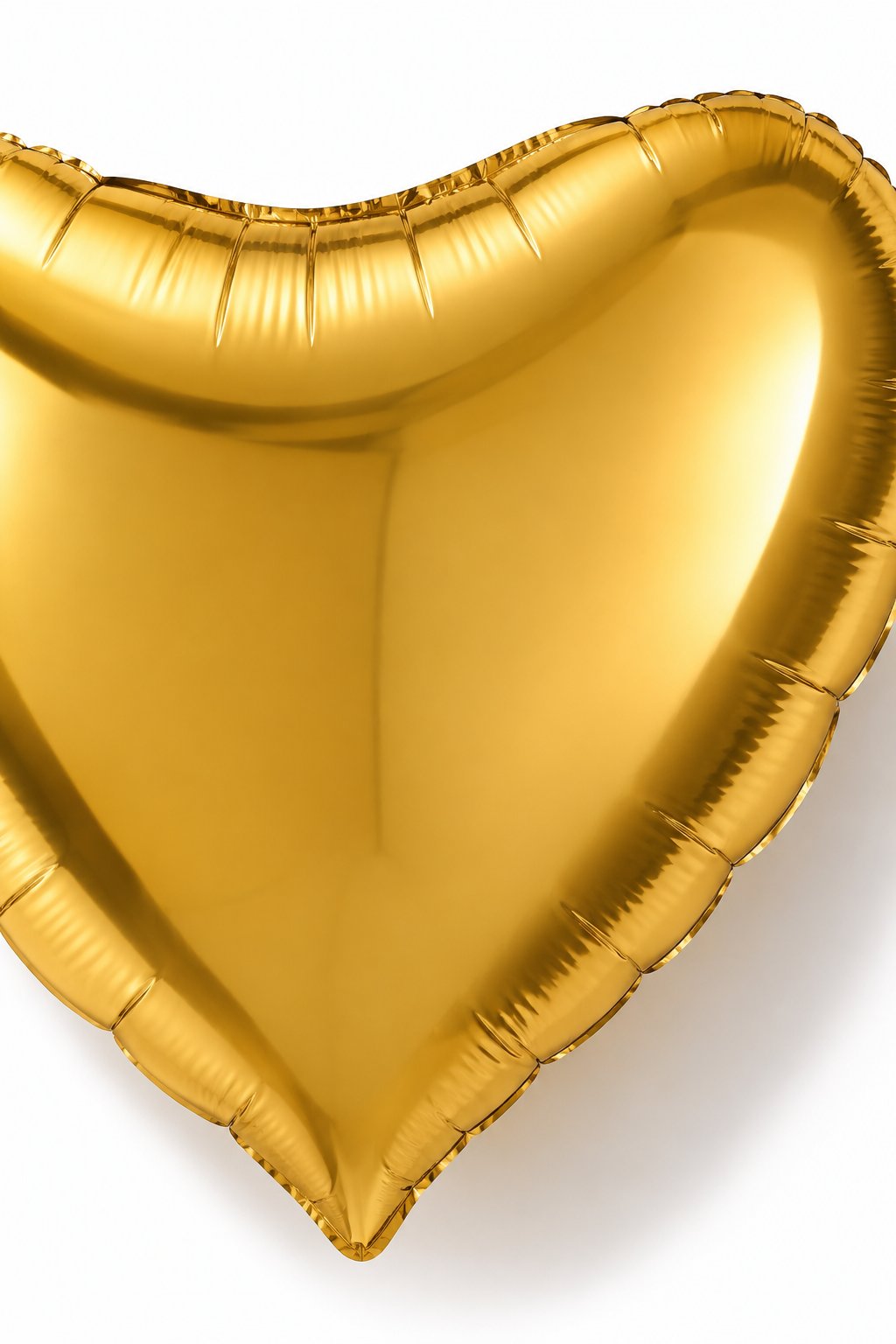 Folyo Balon Kalp Altın 24 İnç 60 cm Gold Doğum Günü Nişan Söz Düğün Parti Süsleme Dekor Balonu