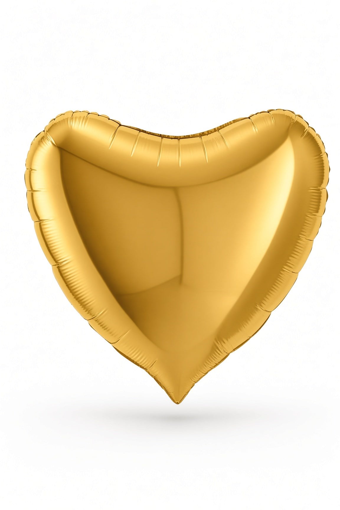Folyo Balon Kalp Altın 24 İnç 60 cm Gold Doğum Günü Nişan Söz Düğün Parti Süsleme Dekor Balonu