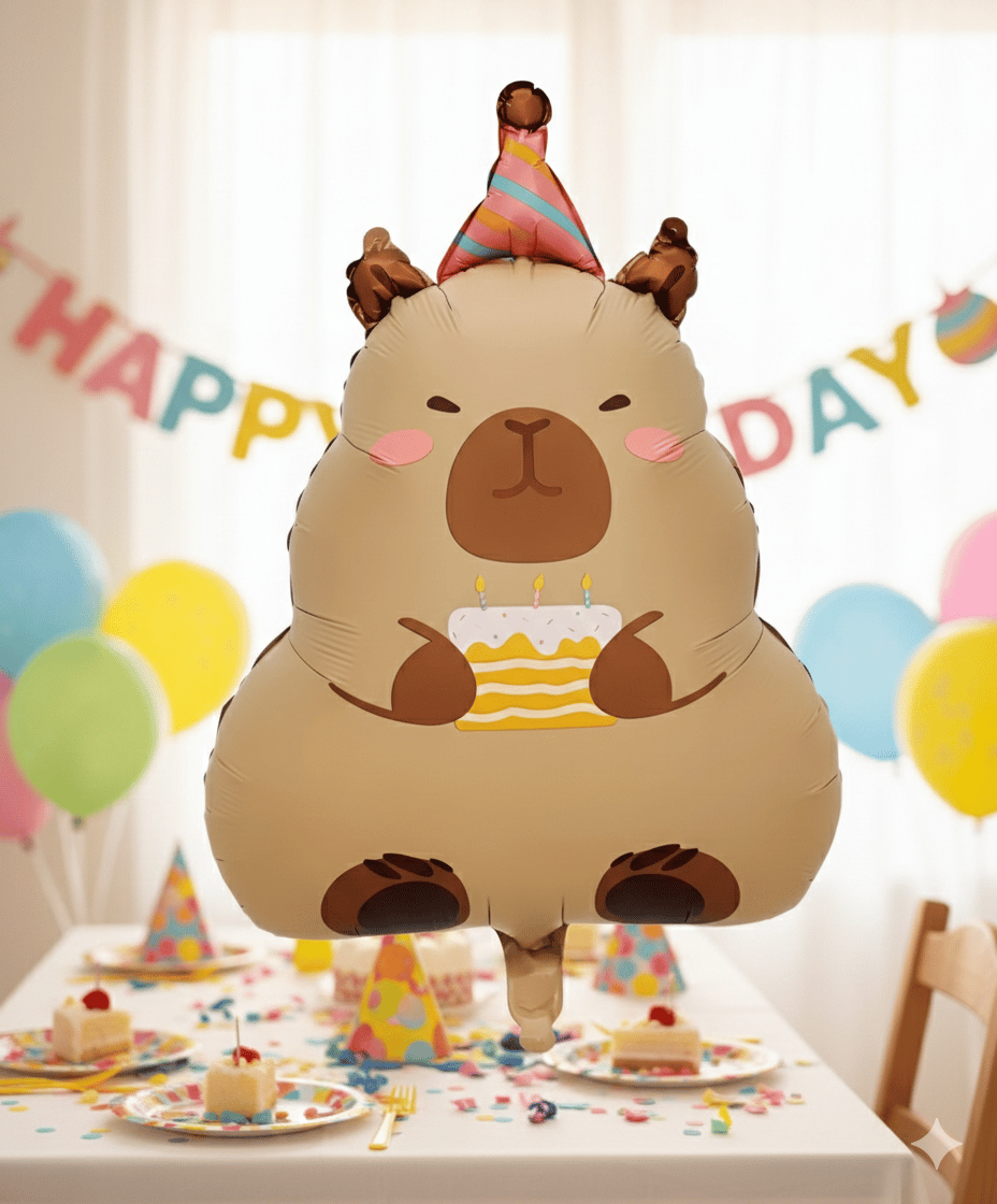 Folyo Balon Kapibara Doğum Günü 69*48,5 cm CAPYBERA