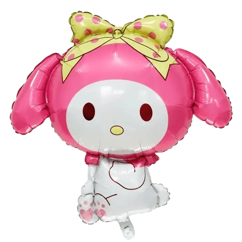 Folyo Balon My melodi -kuromi Temalı 50X75 pembe  Büyük Doğum Günü Parti Balonu