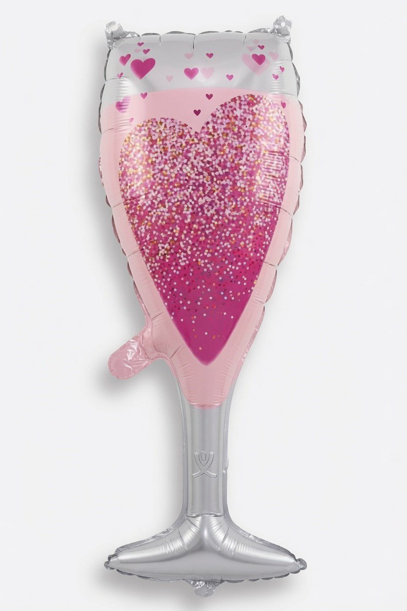 Folyo Balon Pembe Bardak 90-41 Cm