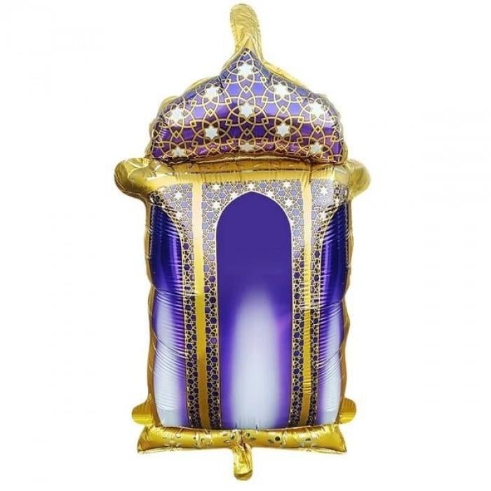 Folyo Balon Ramazan Mor Kandil 45cm