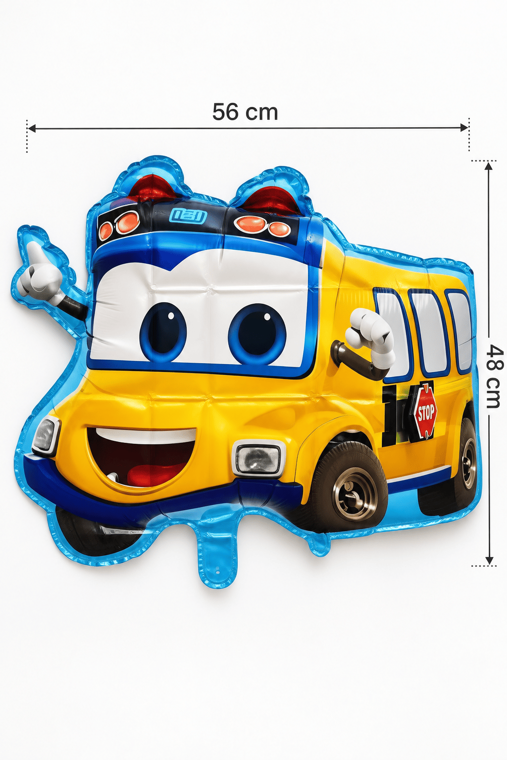 Folyo Balon Sevimli Okul otobüsü  56*48 cm
