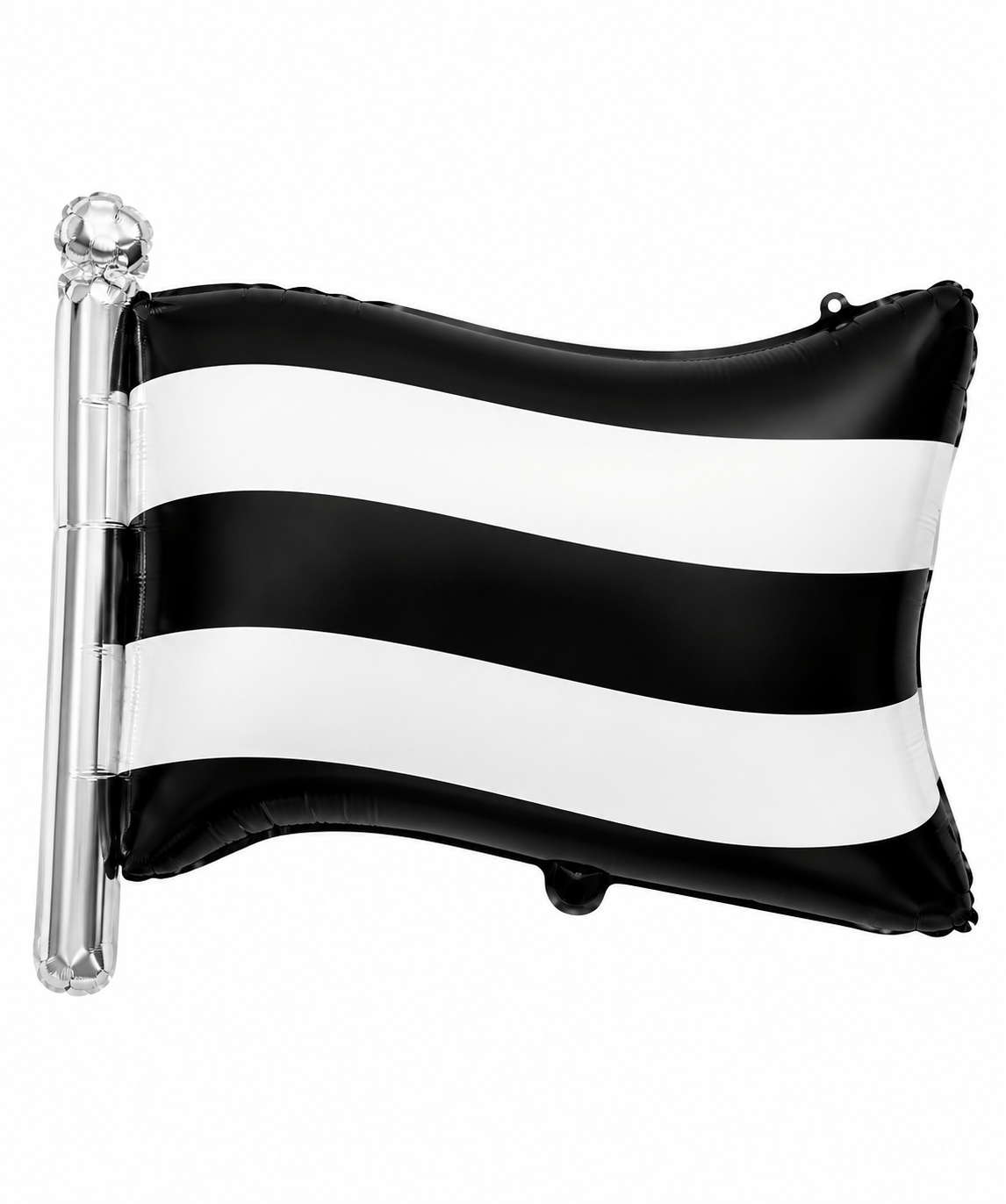 Folyo Balon Siyah Beyaz Bayrak 71-50 cm beşiktaş
