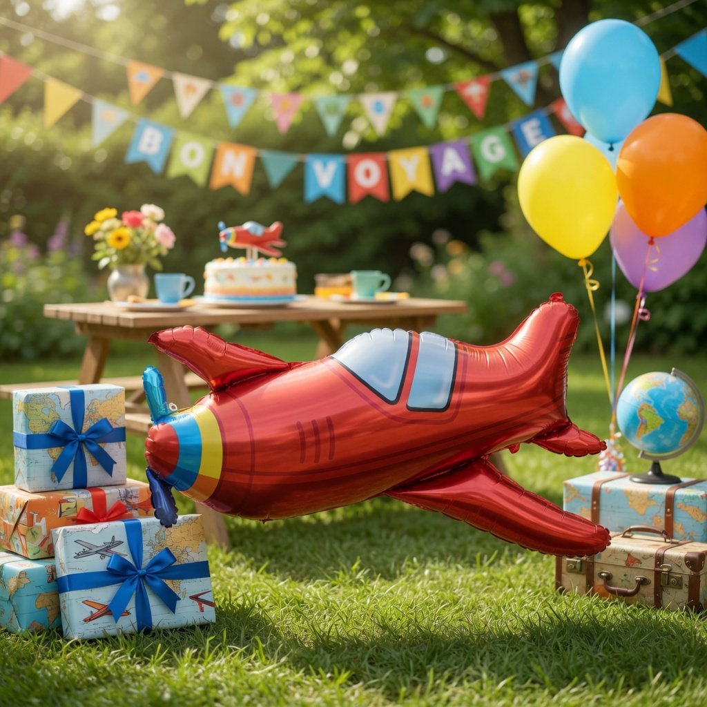 Folyo Balon Uçak 53x94cm