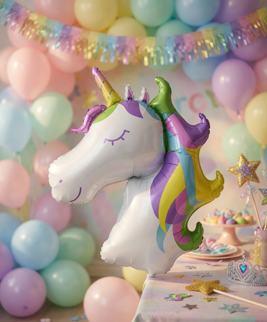 Folyo Balon Unicorn Boynuzlu At 100*73 cm