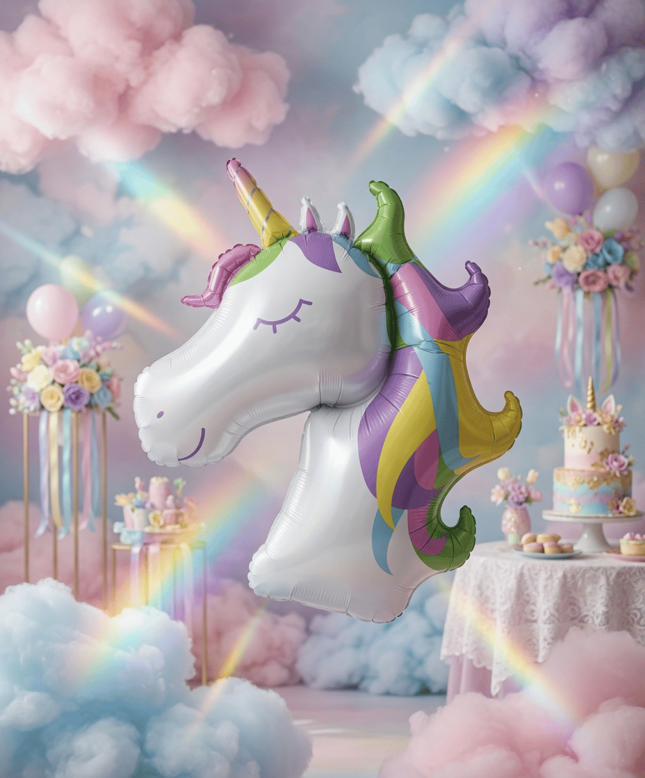 Folyo Balon Unicorn Boynuzlu At 100*73 cm