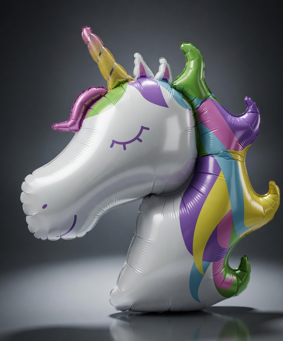 Folyo Balon Unicorn Boynuzlu At 100*73 cm