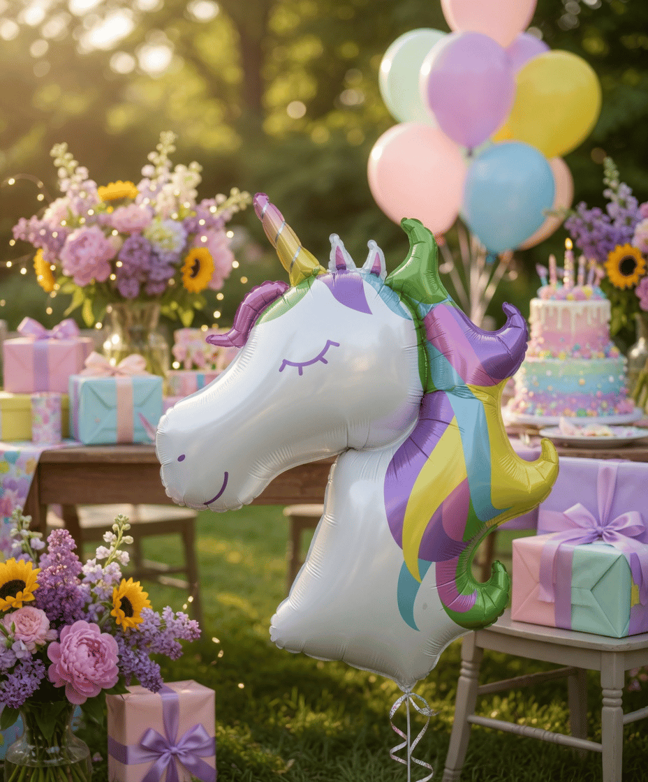 Folyo Balon Unicorn Boynuzlu At 100*73 cm