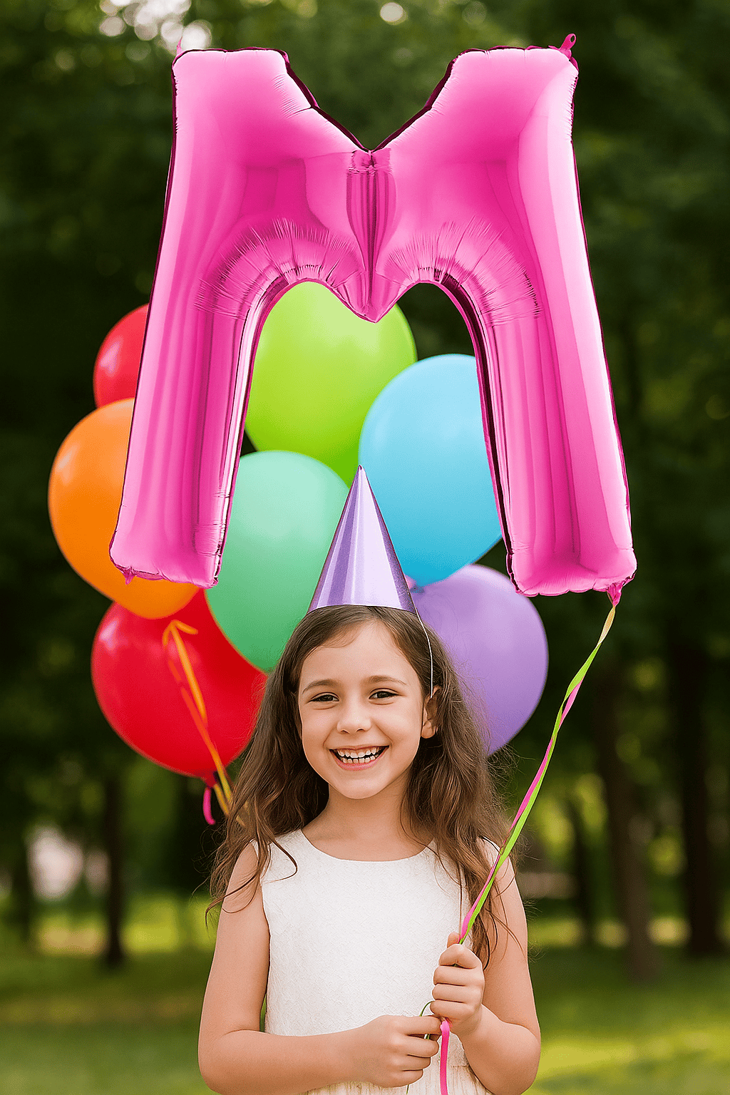Folyo Harf ''M'' Pembe Renkli 40 Inc 101 Cm-grabo Doğum günü balonu