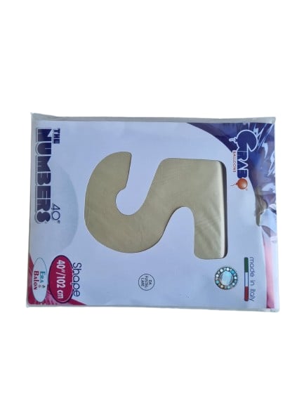 Folyo Rakam 5 Satin krem 40 Inc 101 Cm GRABO yüksek kalite folyo rakam 