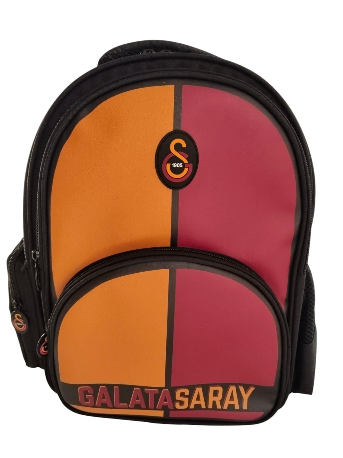 Galatasaray Orjinal Lisanslı Parçalı Suni Deri Okul Çantası -sırt çantası25552