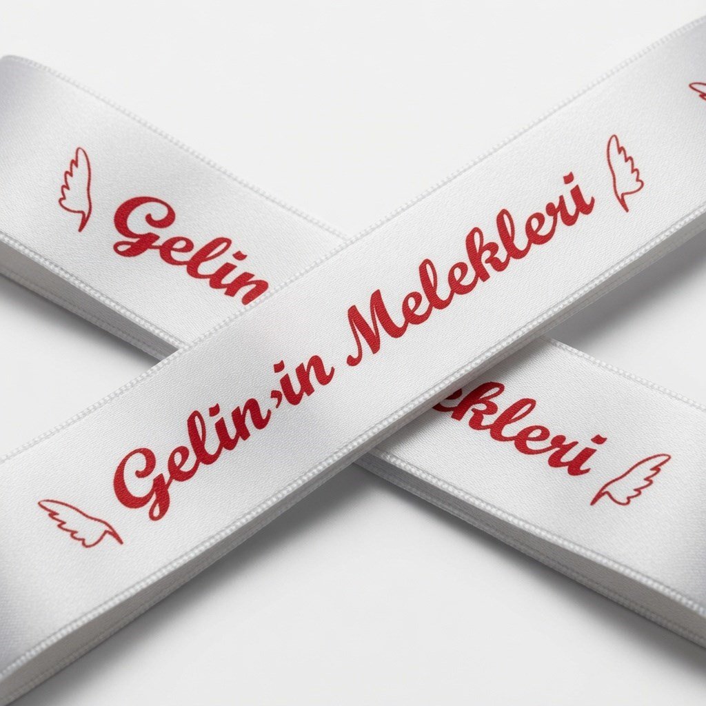 GELİN KUŞAĞI GELİNİN MELEKLERİ 6X2MT Kurdele KIRMI
